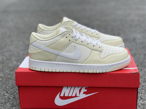 Pure original version_ Nike Dunk Low _Coconut Milk_ creamy color scheme_ the item number_ DJ6188-100_ 36--46 full code-9fa46ffd